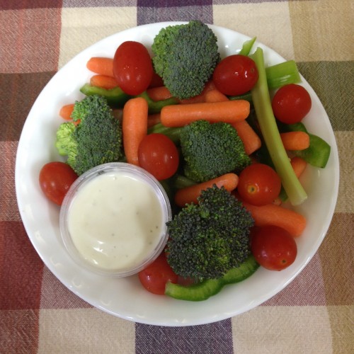 Vegetables and Ranch Lehmans Deli