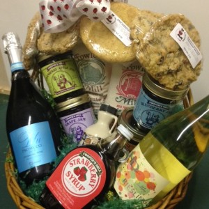 * Pictured here is a customize Rise and Shine Gift Basket