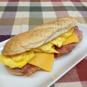 Ham Egg and Cheese Sub