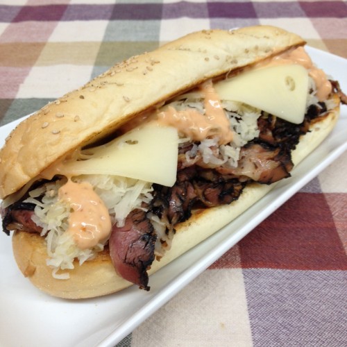 Pastrami Reuben Sub Lehmans Deli