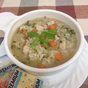 Turkey with Rice Soup