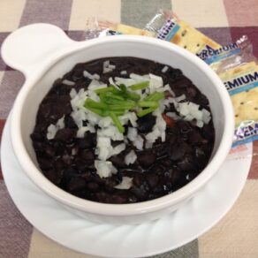 Black Bean with Sausage Soup