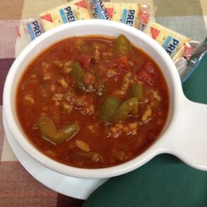 Stuffed Green Pepper Soup