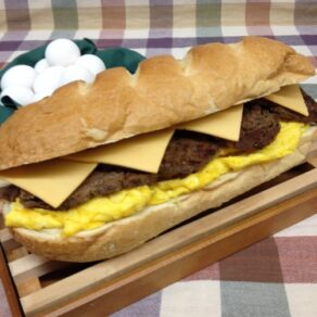 Steak Egg and Cheese Party Sub