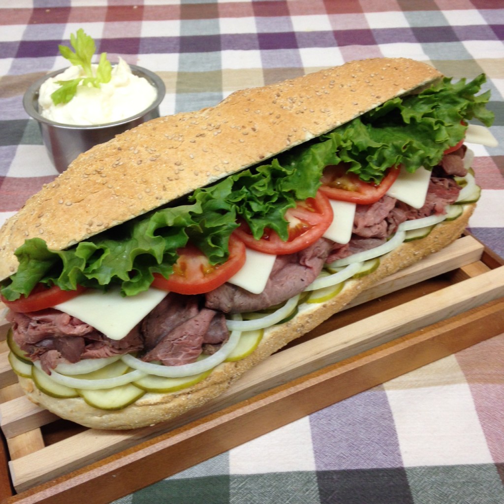 Roast Beef Party Sub Lehmans Deli