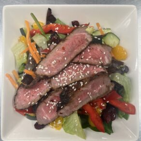 Asian Flank Steak Platter