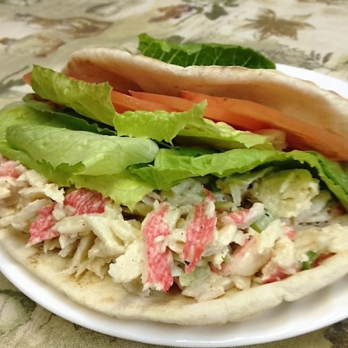 Seafood Salad Pita Lehmans Deli