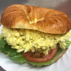 Egg Salad on Croissant