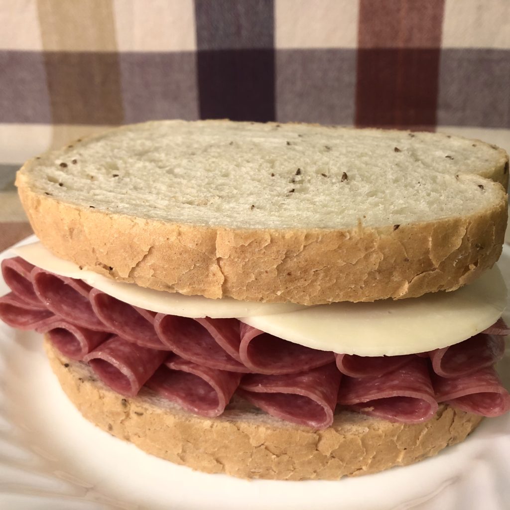 Hard Salami & Provolone Sandwich Lehmans Deli