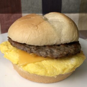 Sausage Egg and Cheese Sandwich