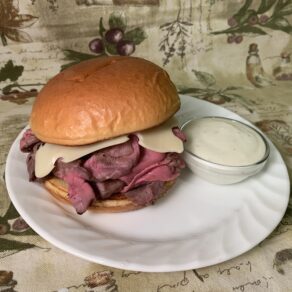 Hot Roast Beef with Horseradish Sauce