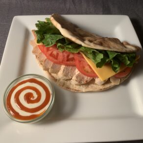 Buffalo Chicken Pita