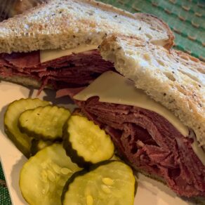 Hot Corned Beef Sandwich