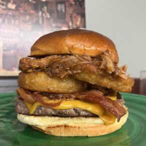 Triple Threat Hog Heaven Burger